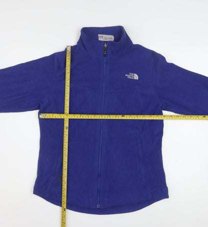 The North Face Women's Blue Fleece Full Zip Jacket Size M