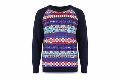Chaps Men's Multicoloured Fair Isle Knit Jumper XL