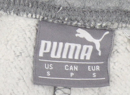 Puma Men's Grey Small Jogger Sweatpants Cotton Blend