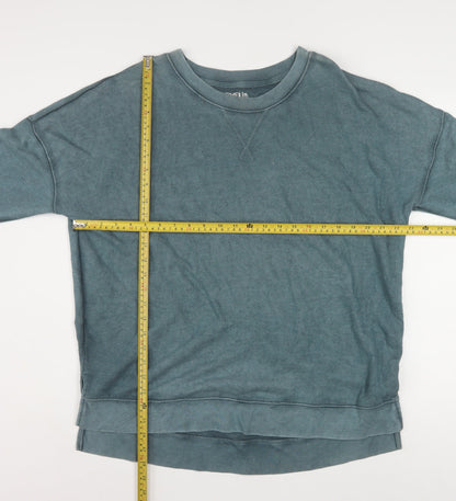 Time and Tru Men’s Blue XL Pullover Sweatshirt Cotton Blend Casual