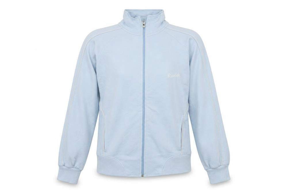 Reebok Women's Blue Size 14 Track Jacket Full Zip Sports Top