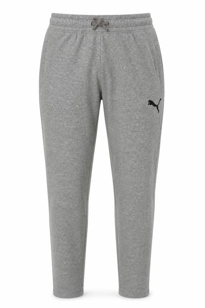 Puma Mens Grey Small Jogger Sweatpants Tapered Fleece Activewear