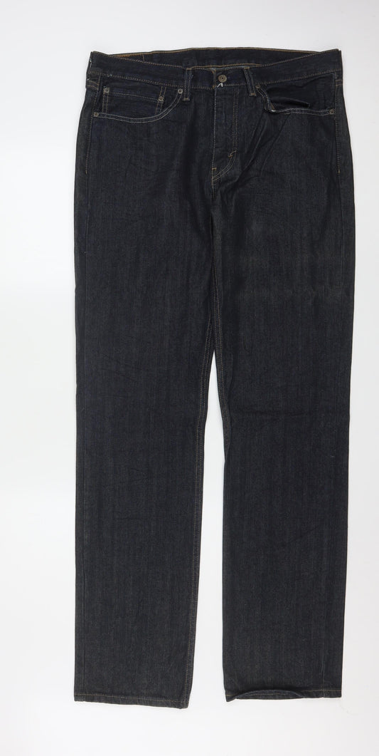 Levi’s 514 Men’s Blue Straight Fit Denim Jeans W34 L34