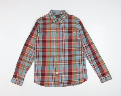 Galloway Classics Men's Multicoloured Check Long Sleeve Button-Up Shirt Size S