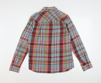 Galloway Classics Men's Multicoloured Check Long Sleeve Button-Up Shirt Size S