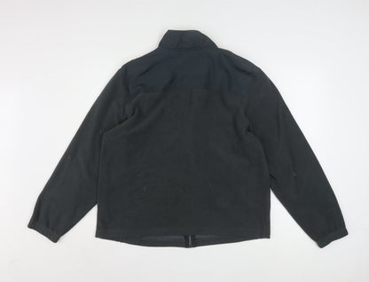 Starter Womens Grey M Fleece Full Zip Basic Active Jacket