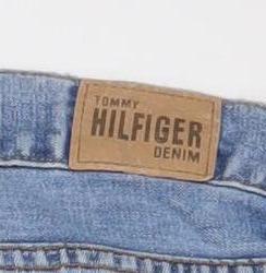 Tommy Hilfiger Women Blue Flared Jeans 32W 34L Denim Mid Rise