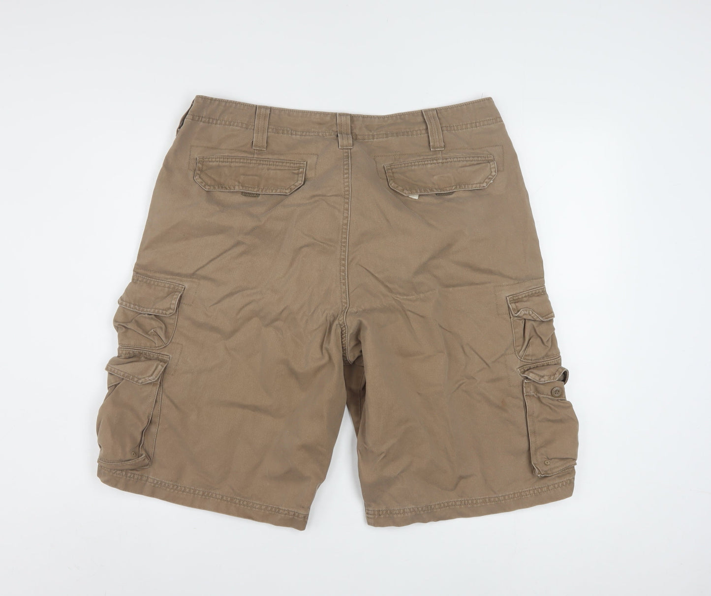 Lee Dungarees Men's Beige 34 Cargo Shorts Cotton Casual Workwear