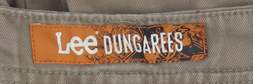 Lee Dungarees Men's Beige 34 Cargo Shorts Cotton Casual Workwear