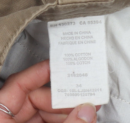 Lee Dungarees Men's Beige 34 Cargo Shorts Cotton Casual Workwear