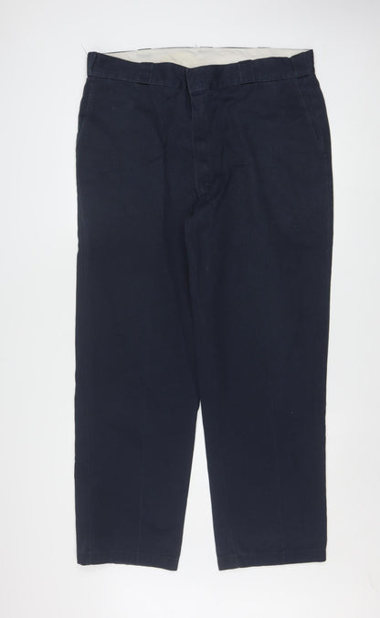 Dickies Men's Blue 40x32 Chino Workwear Trousers