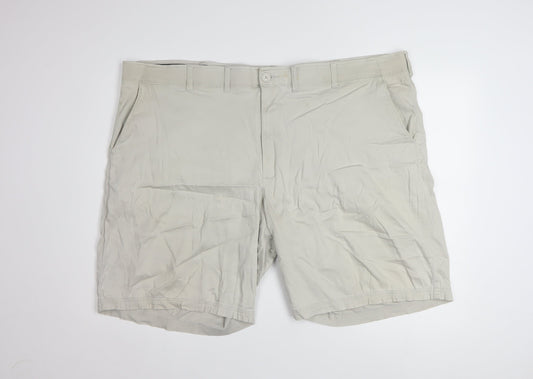 Lee Men's Beige Chino Shorts 36 Regular Fit Stretch Casual Summer