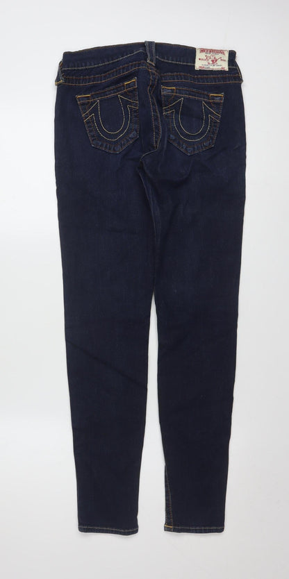 True Religion Women's Blue Skinny Jeans Size 10 Slim Fit