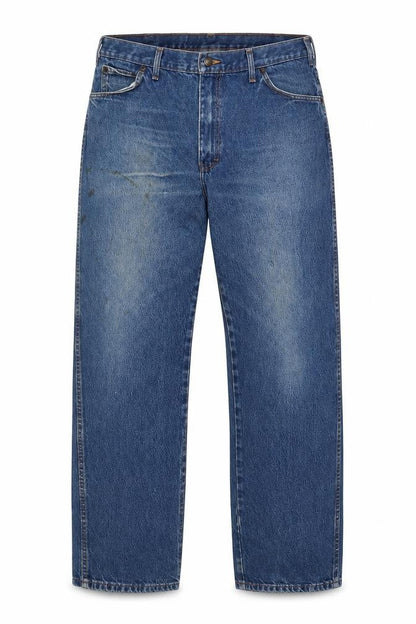 Dickies Men’s Blue Regular Fit Straight Denim Jeans 38x34