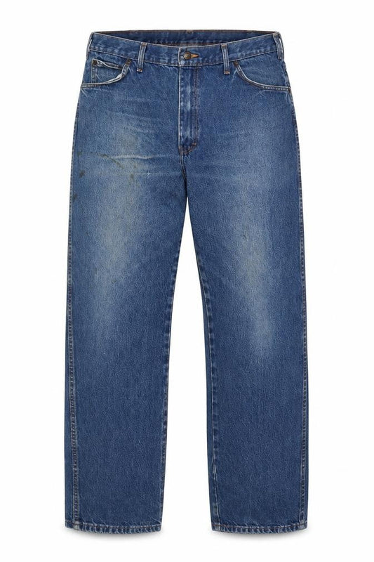 Dickies Men’s Blue Regular Fit Straight Denim Jeans 38x34
