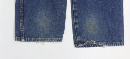 Dickies Men’s Blue Regular Fit Straight Denim Jeans 38x34
