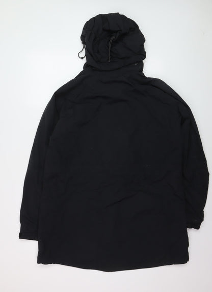 Mountain Warehouse Men's Black L Waterproof Hooded Parka Jacket