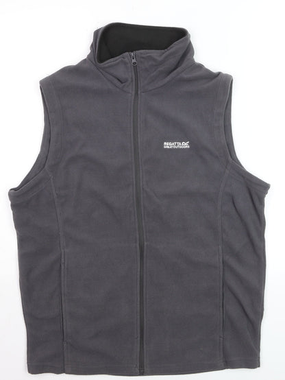 Regatta Men's Grey Fleece Bodywarmer Waistcoat M Outdoor Zip Vest