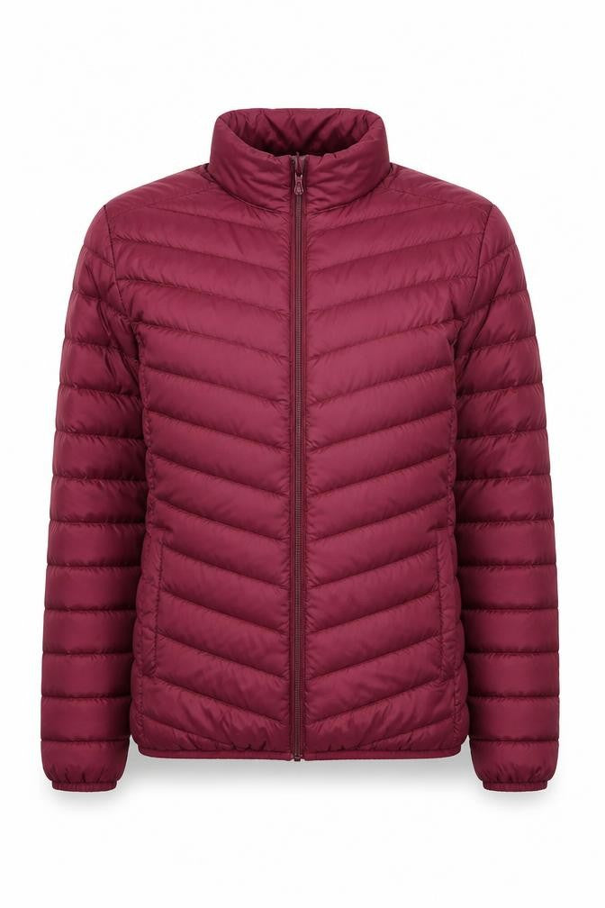 Lapasa Women's Red Puffer Jacket Size L Down Insulated Lightweight Winter Coat