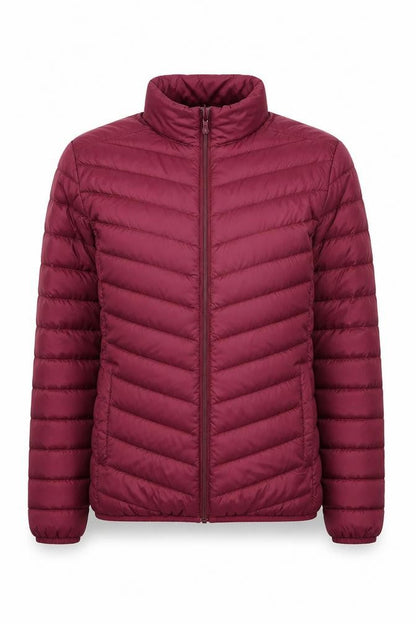 Lapasa Women's Red Puffer Jacket Size L Down Insulated Lightweight Winter Coat