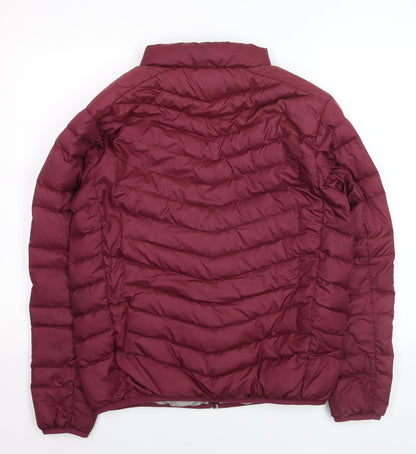 Lapasa Women's Red Puffer Jacket Size L Down Insulated Lightweight Winter Coat