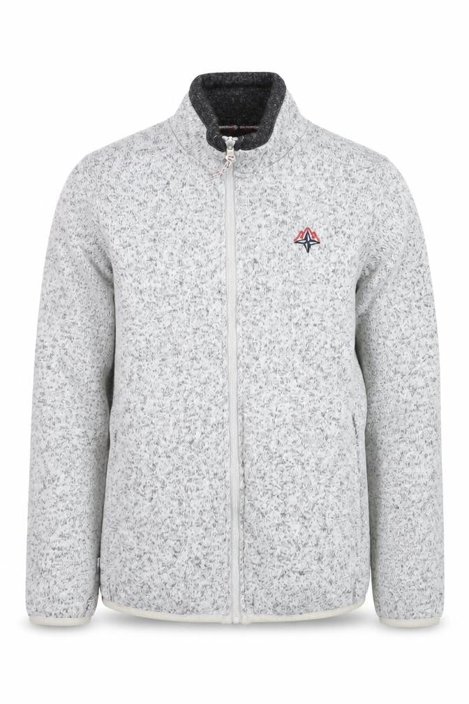 PSNG Men's Grey Full Zip Fleece Jacket Size S Outdoor Casual
