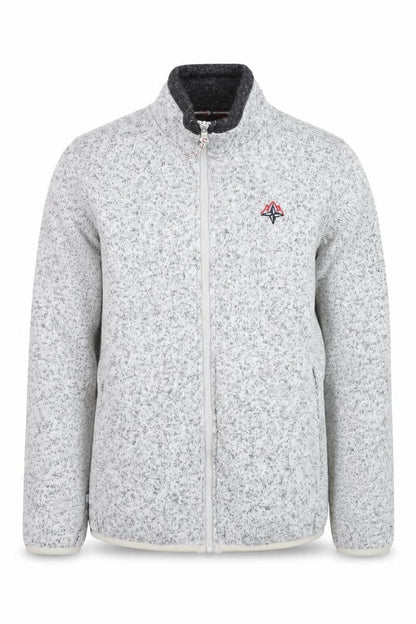 PSNG Men's Grey Full Zip Fleece Jacket Size S Outdoor Casual