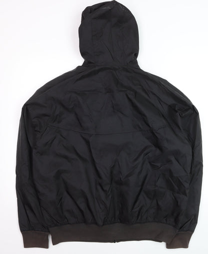 Nike Men's Black M Hooded Windbreaker Jacket