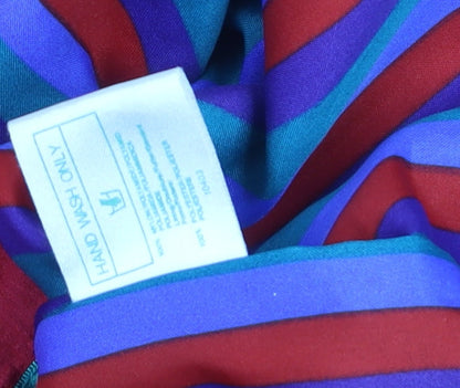 C&A Womens Red Silk Lightweight Casual Jacket Size 16