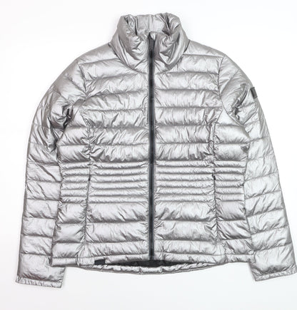 Regatta Womens Silver Puffer Jacket UK 16 Lightweight Insulated Coat