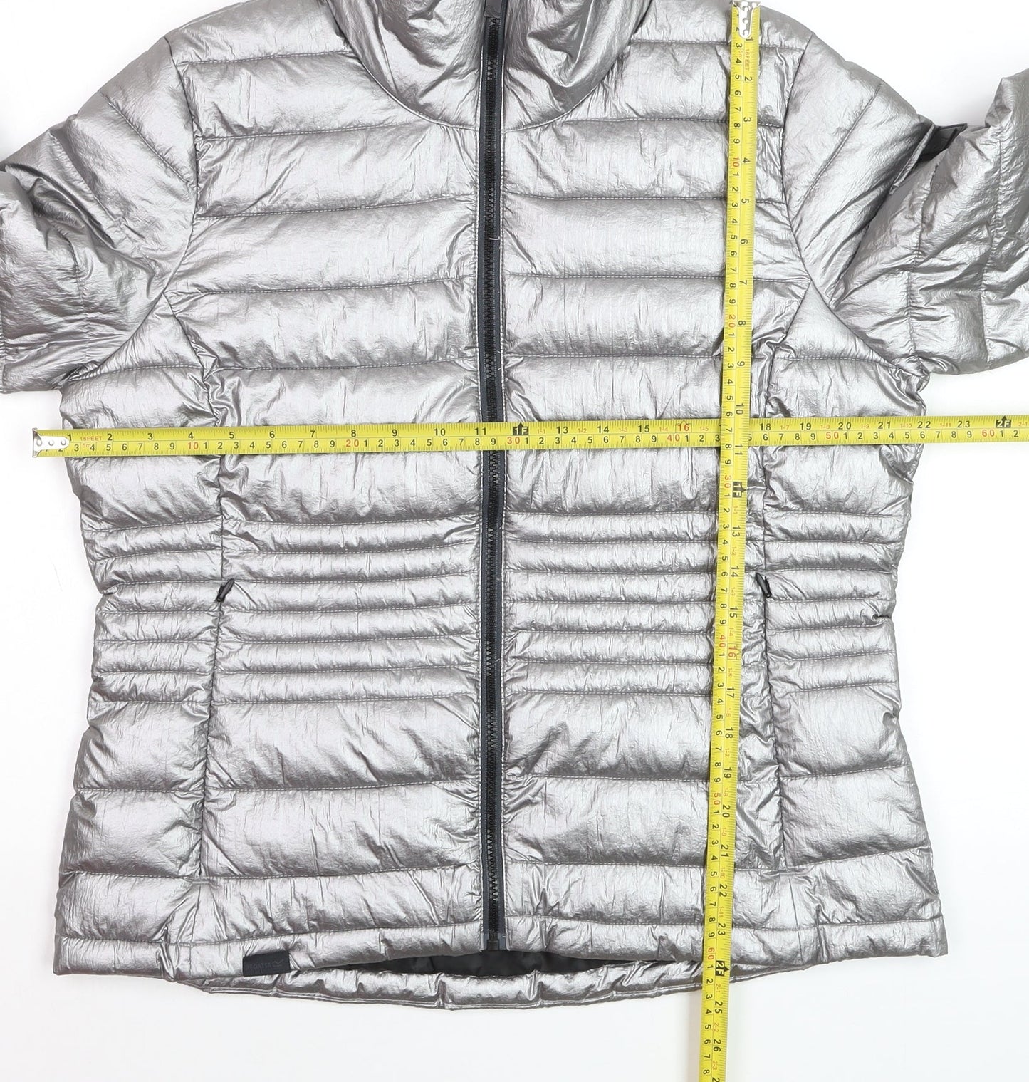 Regatta Womens Silver Puffer Jacket UK 16 Lightweight Insulated Coat