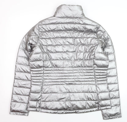 Regatta Womens Silver Puffer Jacket UK 16 Lightweight Insulated Coat