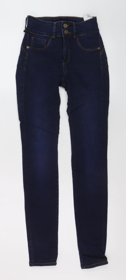 Tiffosi Women's Blue Skinny High-Rise Denim Jeans Size M