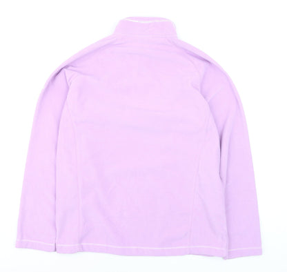 Craghoppers Women’s Purple Fleece Pullover Hoodie UK 16 Lightweight 1/2 Zip