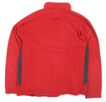 The North Face Men’s Red XL Fleece 1/4 Zip Pullover Sweatshirt