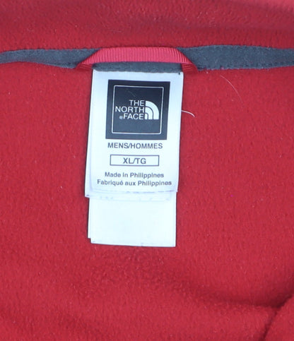 The North Face Men’s Red XL Fleece 1/4 Zip Pullover Sweatshirt