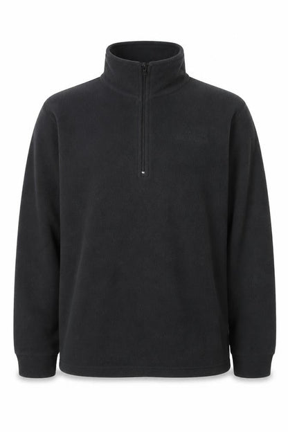 Trespass Men's Black Fleece Half Zip Pullover Sweatshirt M