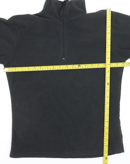 Trespass Men's Black Fleece Half Zip Pullover Sweatshirt M