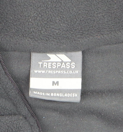 Trespass Men's Black Fleece Half Zip Pullover Sweatshirt M