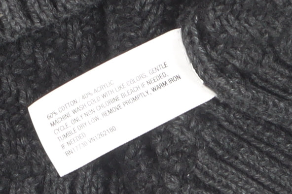Goodfellow & Co Men’s Grey Herringbone Knit Button Cardigan M