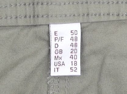 Punt Roma Women’s Green Straight Jeans Size 20 Regular Fit
