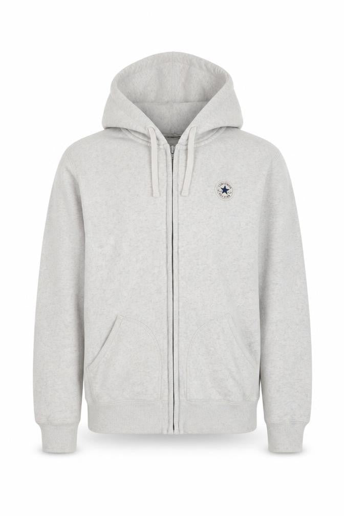 Converse Boys Grey Full Zip Hoodie Size M 10-11 Years Cotton Blend