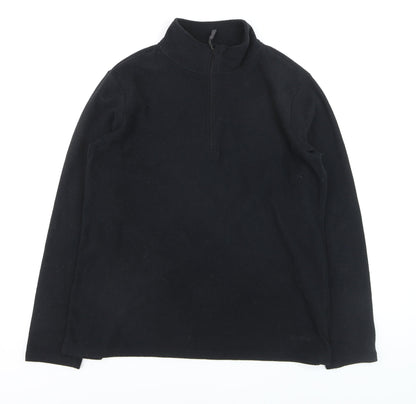 Peter Storm Women's Black 1/2 Zip Fleece Pullover Size 18