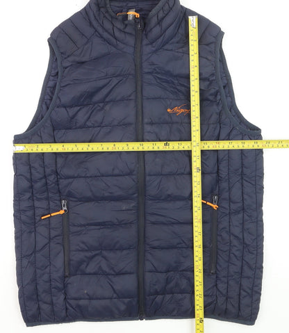 Kariban Men's Blue Lightweight Padded Bodywarmer Gilet L