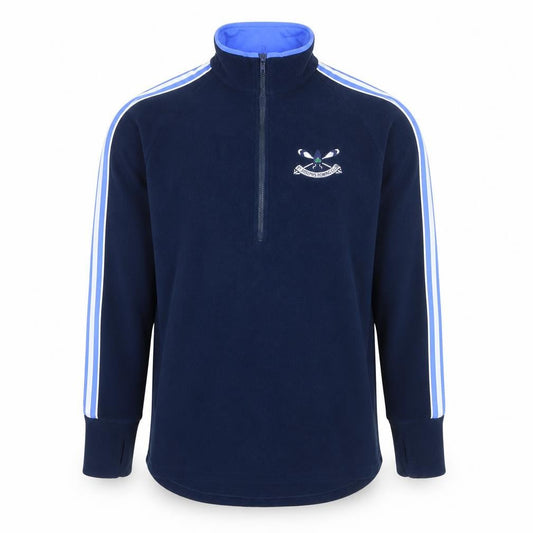 Stitch Men's Blue Fleece Half Zip Rowing Track Jacket Size L