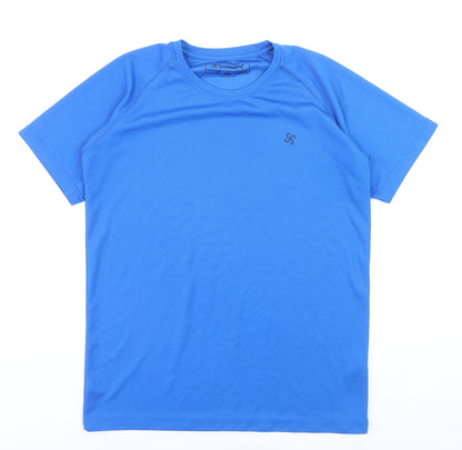 Backswing Mens Blue Medium Athletic T-Shirt Lightweight Sports Top