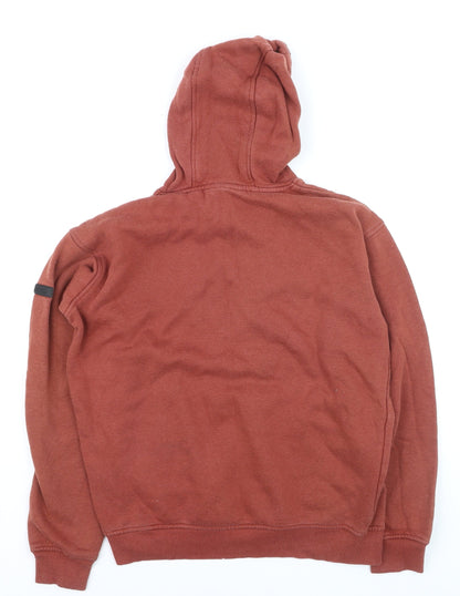 Regatta Men’s Brown Pullover Hoodie Size S Fleece Outdoor Warm Top