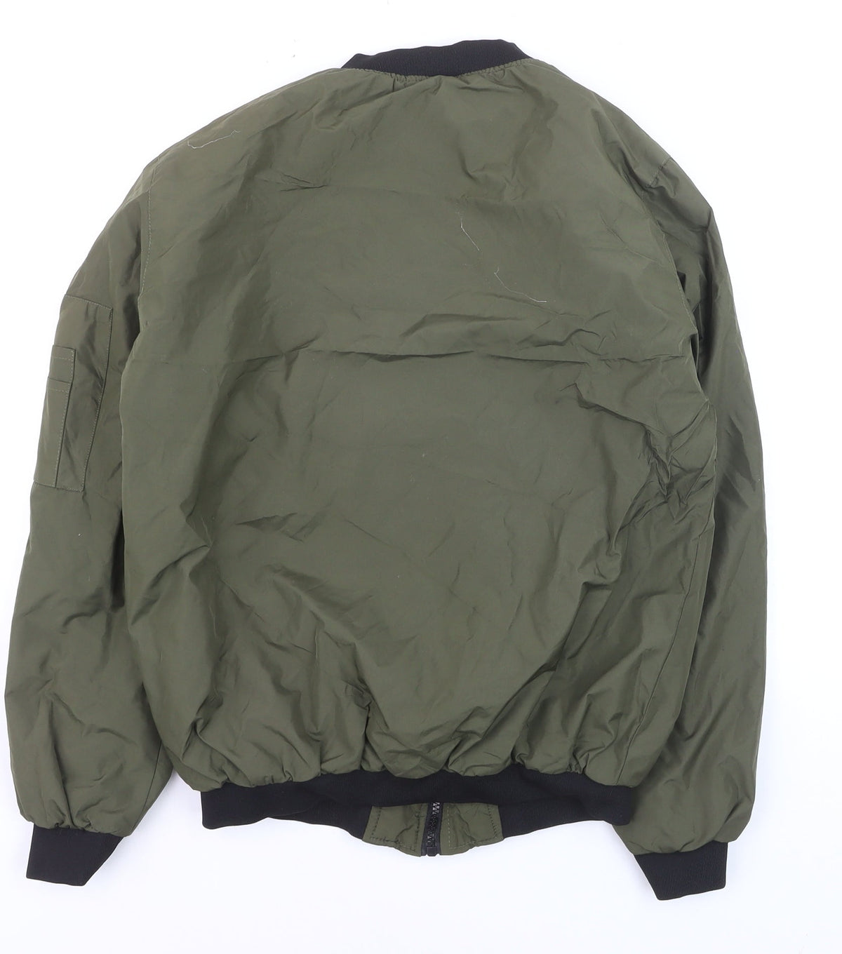 Fluid Men's Green Bomber Jacket Size S Polyester Casual