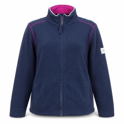 Lazy Jacks Women’s Blue Cotton Zip Jacket Size 10