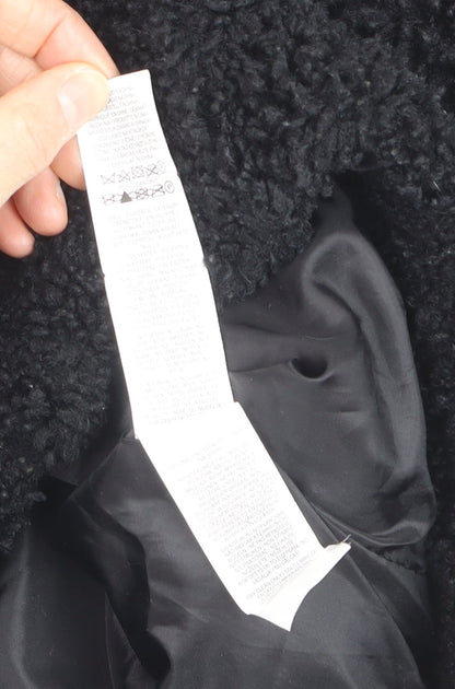 Primark Women’s Black L Bomber Jacket Fleece Full Zip Casual